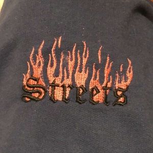 Streets embroidered hoodie